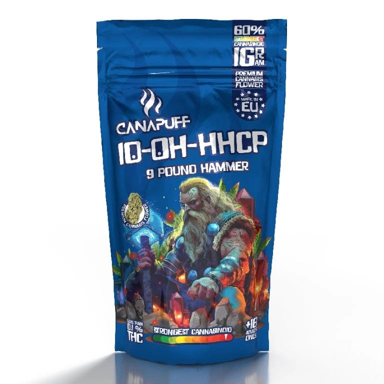 9 Pound Hammer 60% 10-OH-HHCP - CanaPuff - Virág