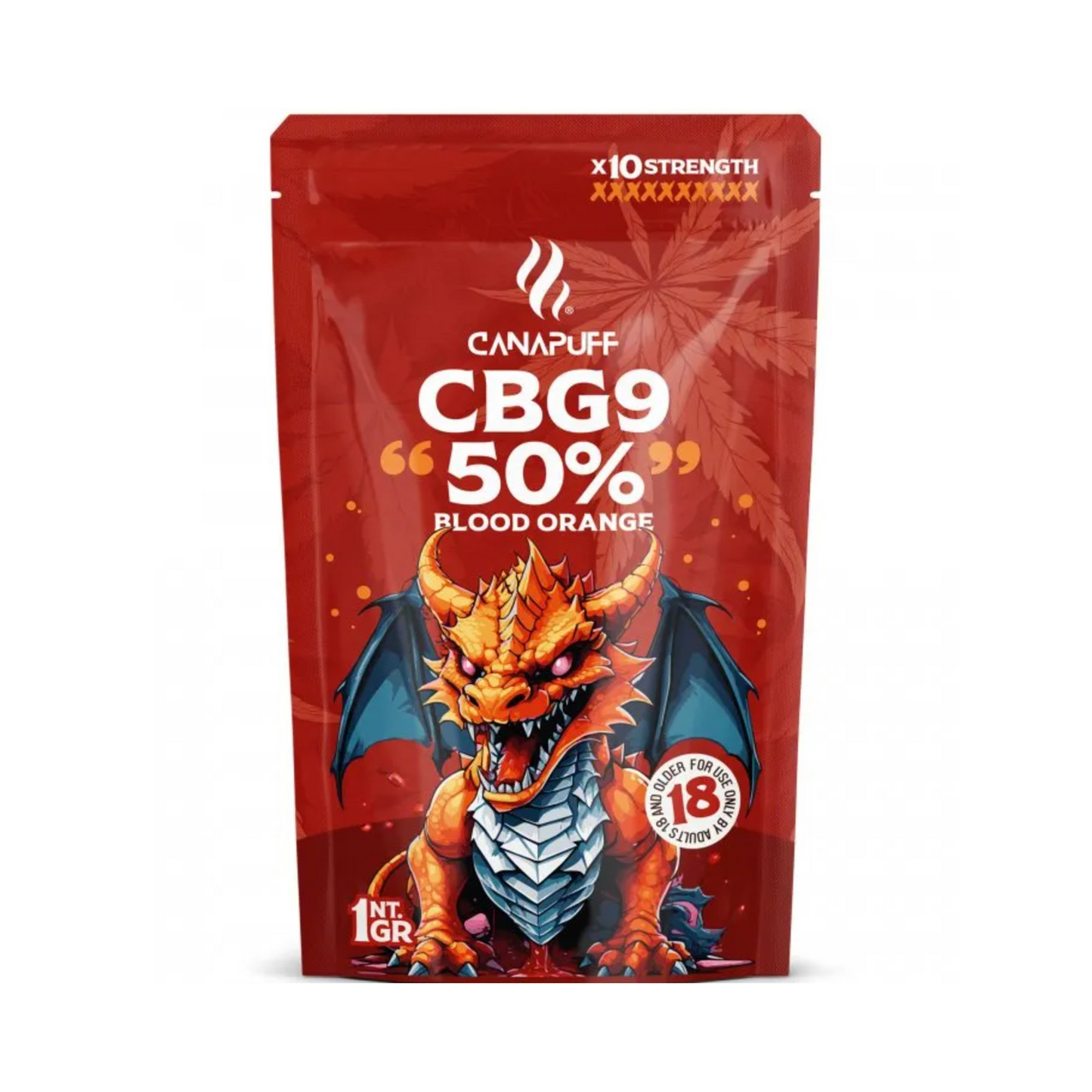 Canapuff - Blood Orange 50% - CBG9 Virág